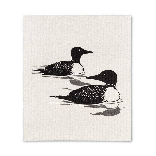 S/2 Loons Swedish Dishcloths
