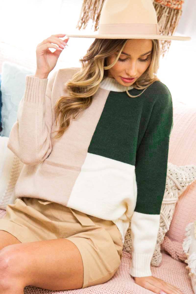 Cameron Colorblock Sweater