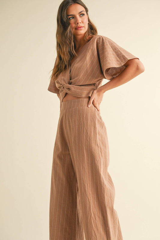 Jane Simple Striped Top