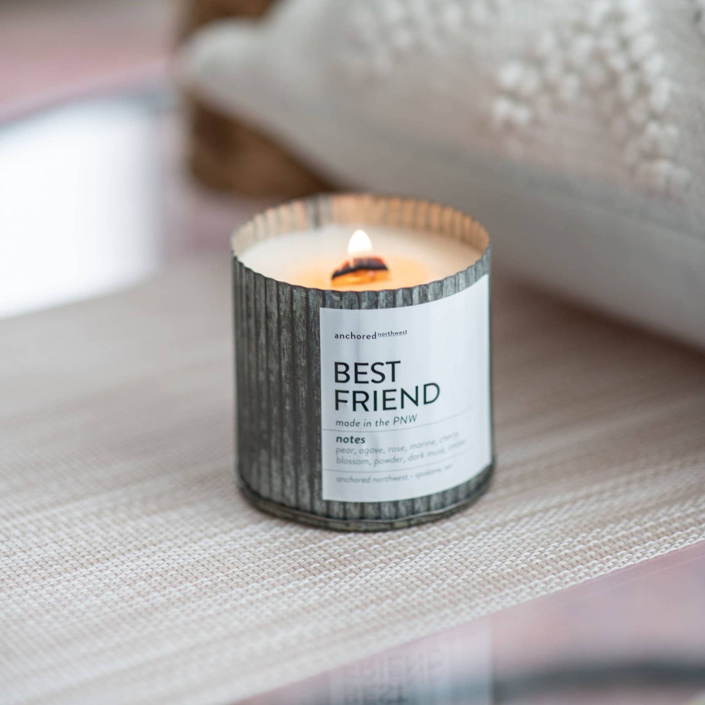 Cabin Fever Wood Wick Rustic Farmhouse Soy Candle