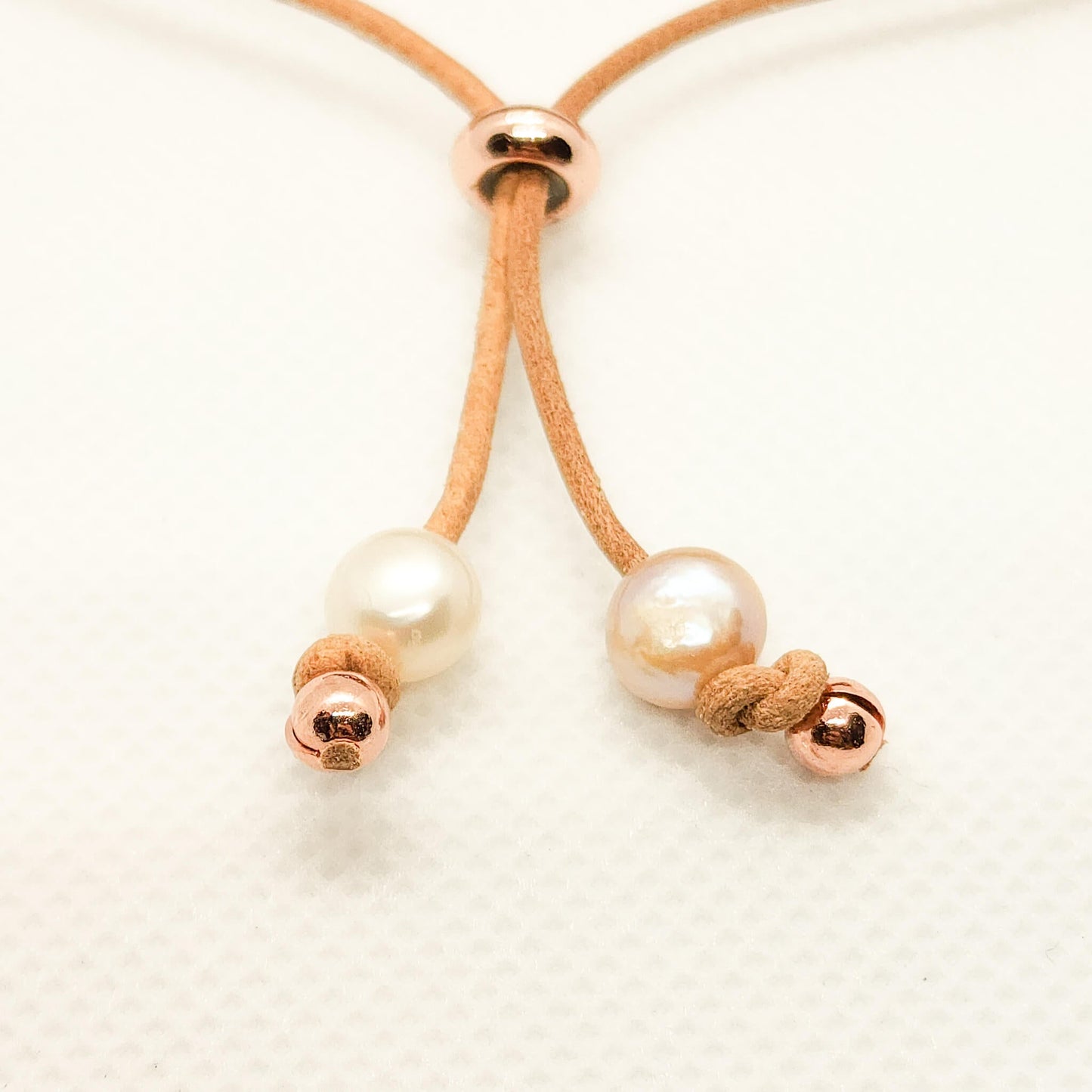pearl beaded bracelet bolo enclosure
