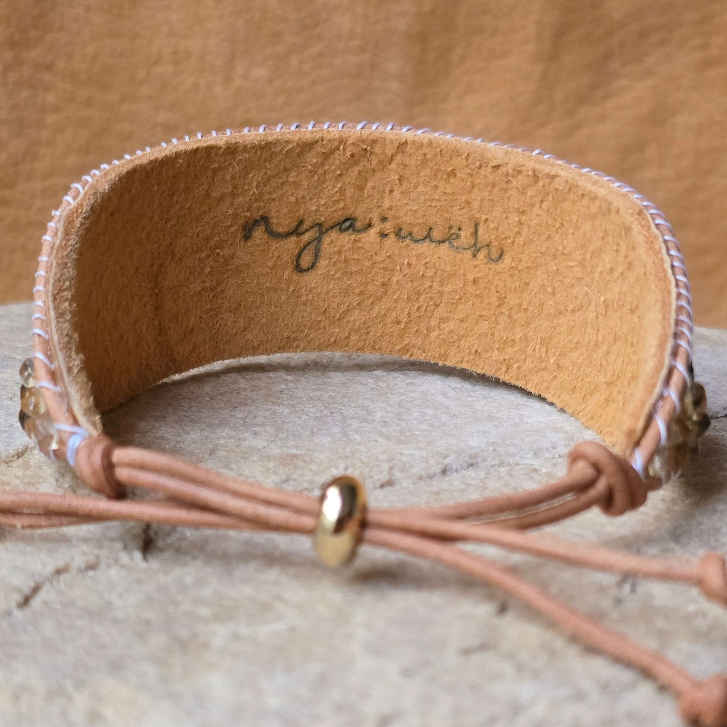 Lucid Dreams Harmony Opal Medium Beaded Cuff Bracelet