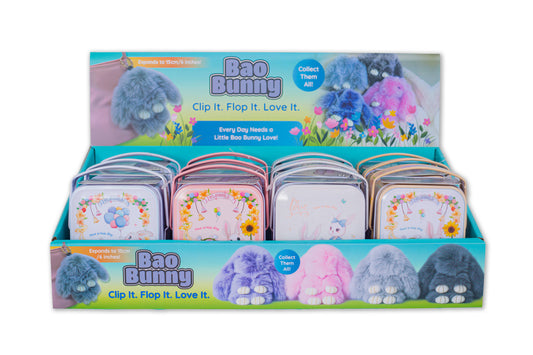 Bao Bunny™ Furry Kawaii Plush Keychain Mystery Tin | PDQ