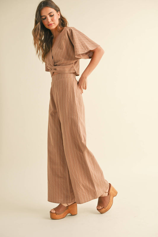 Jane Simple Striped Pant