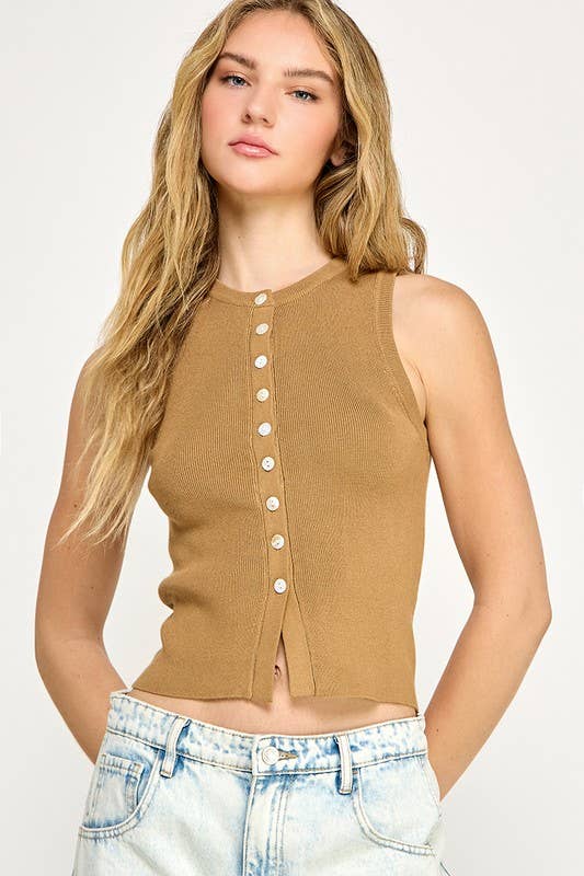 Softest Button Up Tank