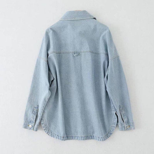 Oversized Jean Shacket