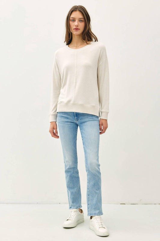 Super Soft Hacci Brushed Knit Top