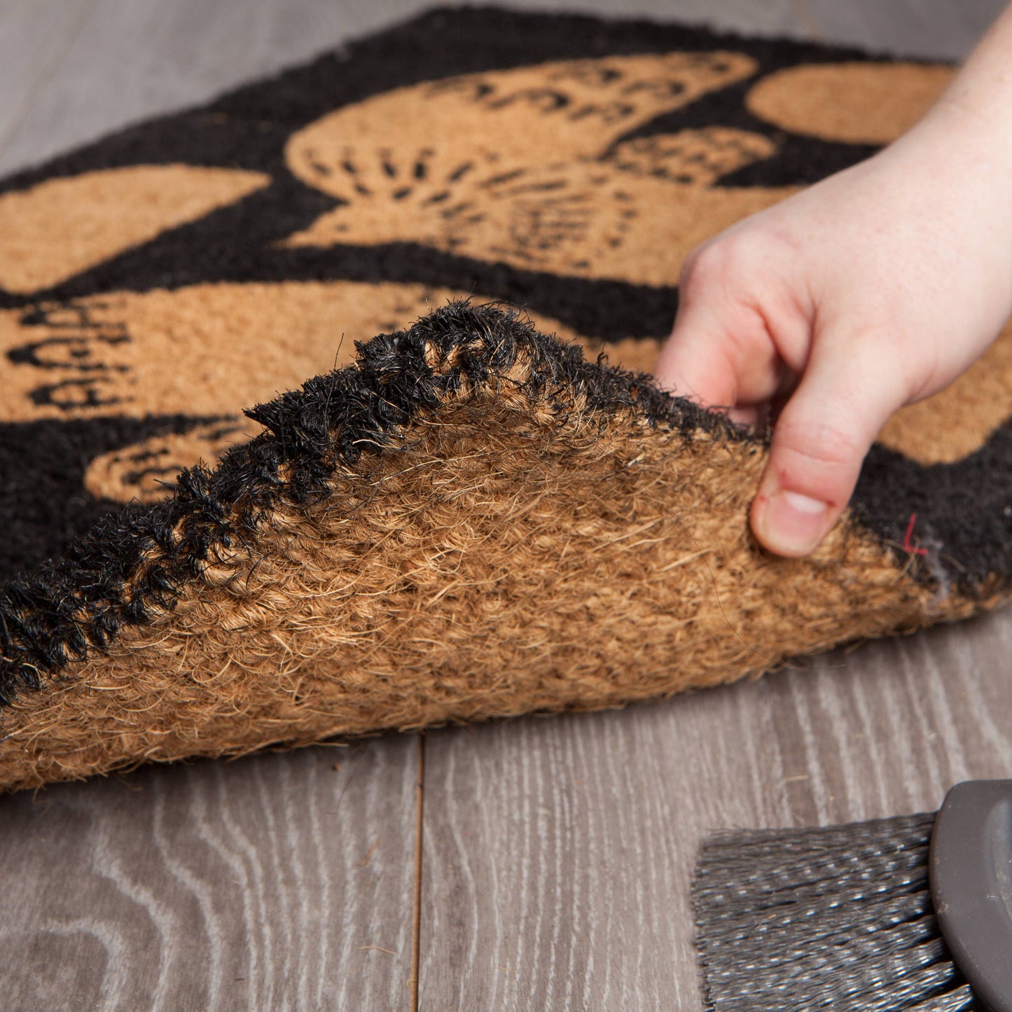 Danica Studio Myth Coir Fiber Printed Doormat, 18 x 30 in