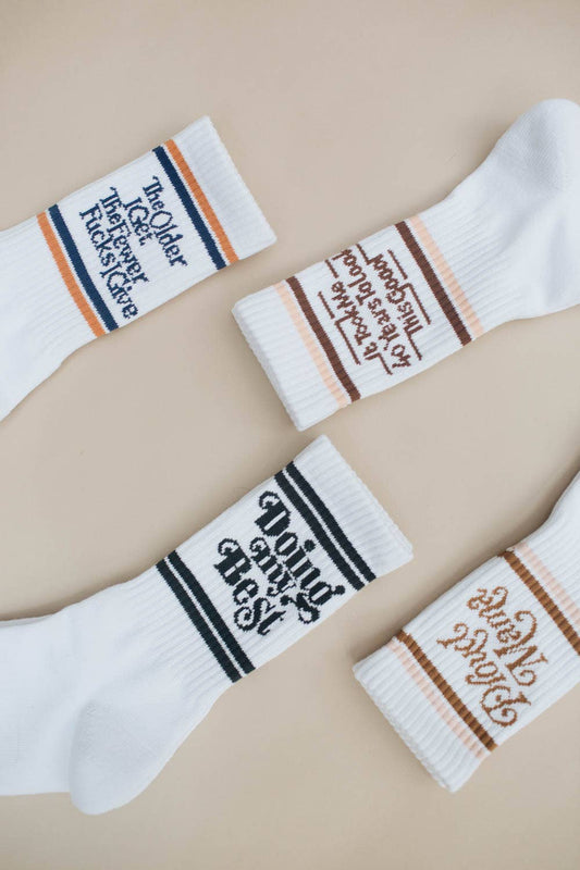 The Older I Get the Fewer Fucks I Give Socks