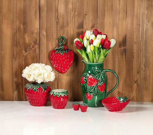 Strawberry & Leaf Salt & Pepper Set