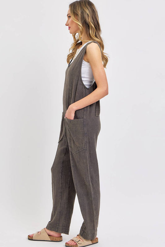 Ellie Mineral Washed Jumpsuit