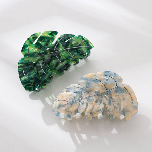 Monstera Leaf Claw Clip - Large