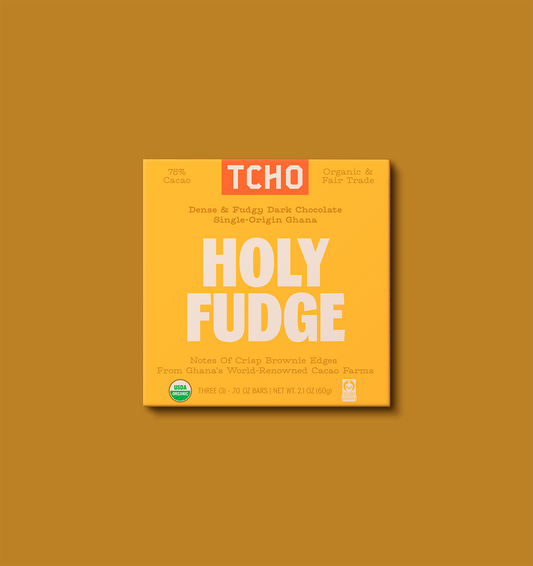 Holy Fudge 75% Fudgy Dark Chocolate Bar