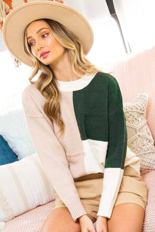 Cameron Colorblock Sweater