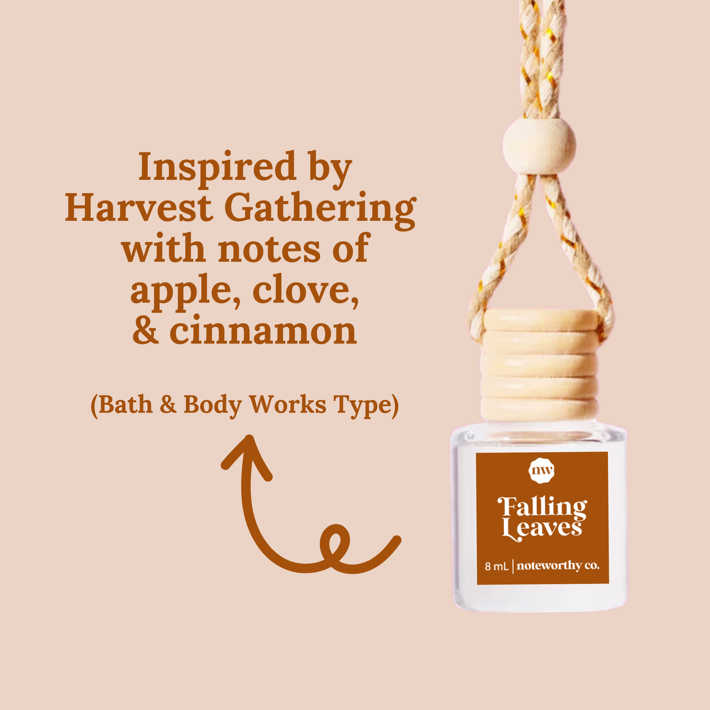 Car Diffusers | NEW Fall + Halloween Scents: Individual Mylar Bag / Crackling Birch