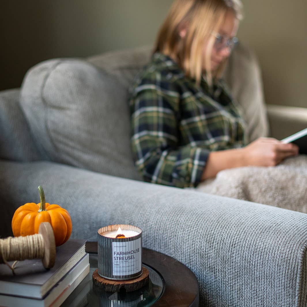 Cabin Fever Wood Wick Rustic Farmhouse Soy Candle