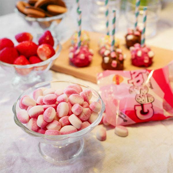 BUBS Sour Strawberry Vanilla Goody Ovals Candy