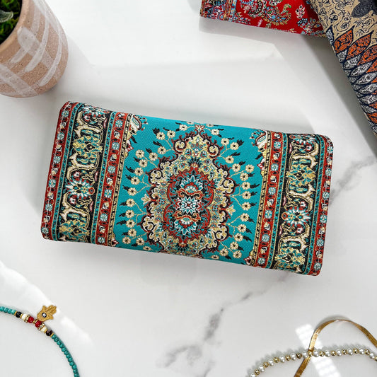 Green Handmade Bohemian Wallet for Women