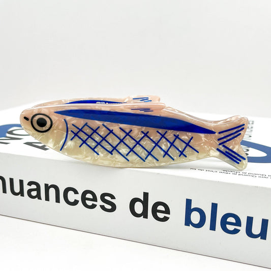 Sardine-Shaped Hair Claw Clip, Ocean Style Hair Clip