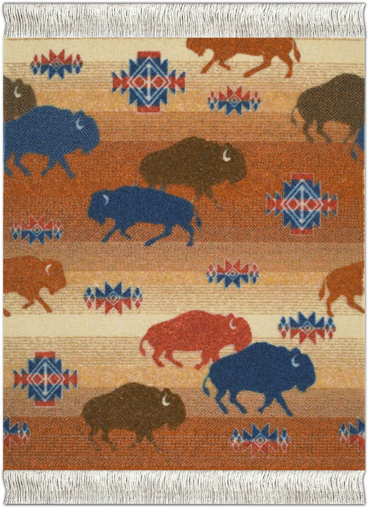 4 Pc CoasterRug Set Pendleton Assortment #1