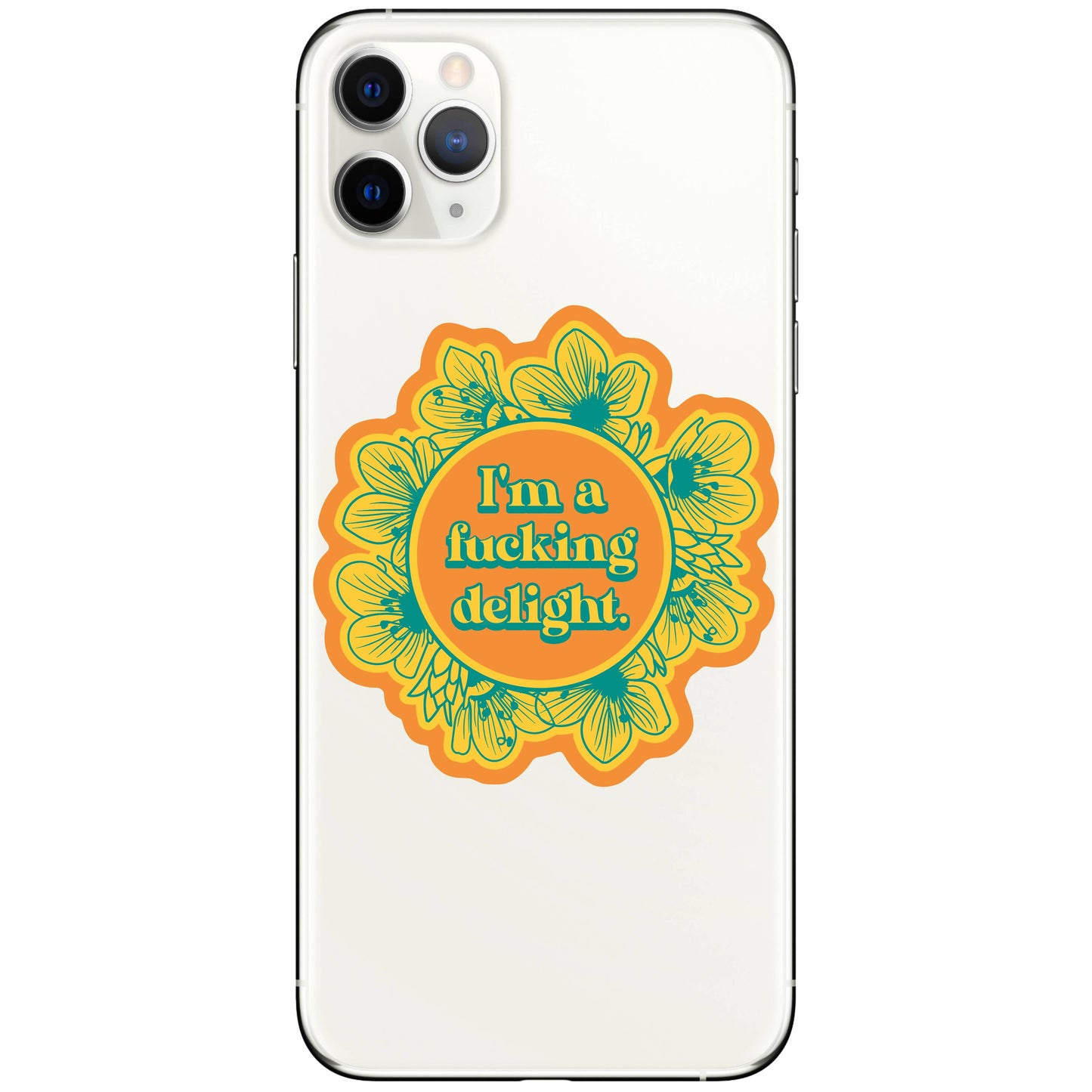 Fucking Delight Swear Sticker