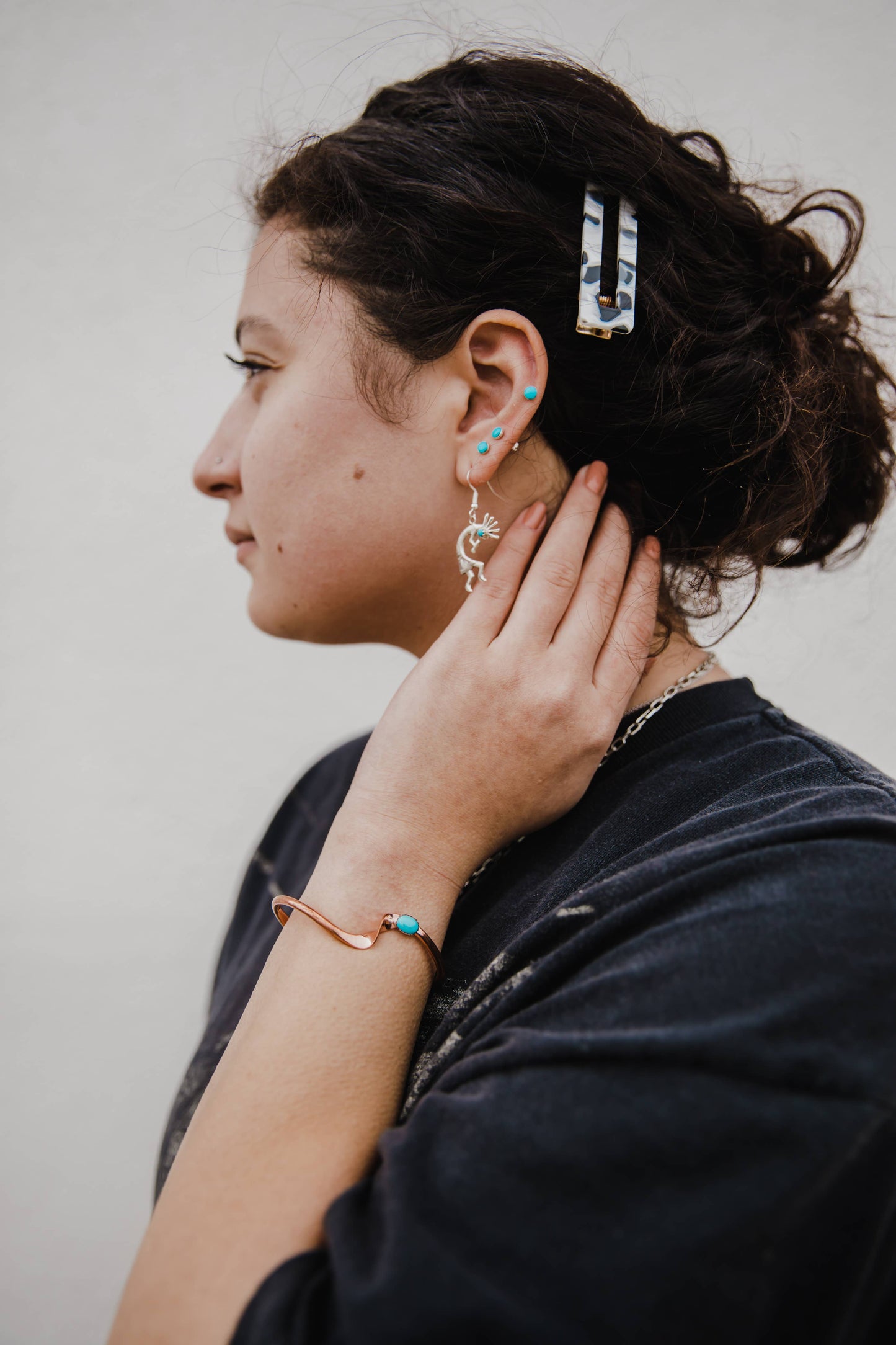 Copper Ripple Bracelet