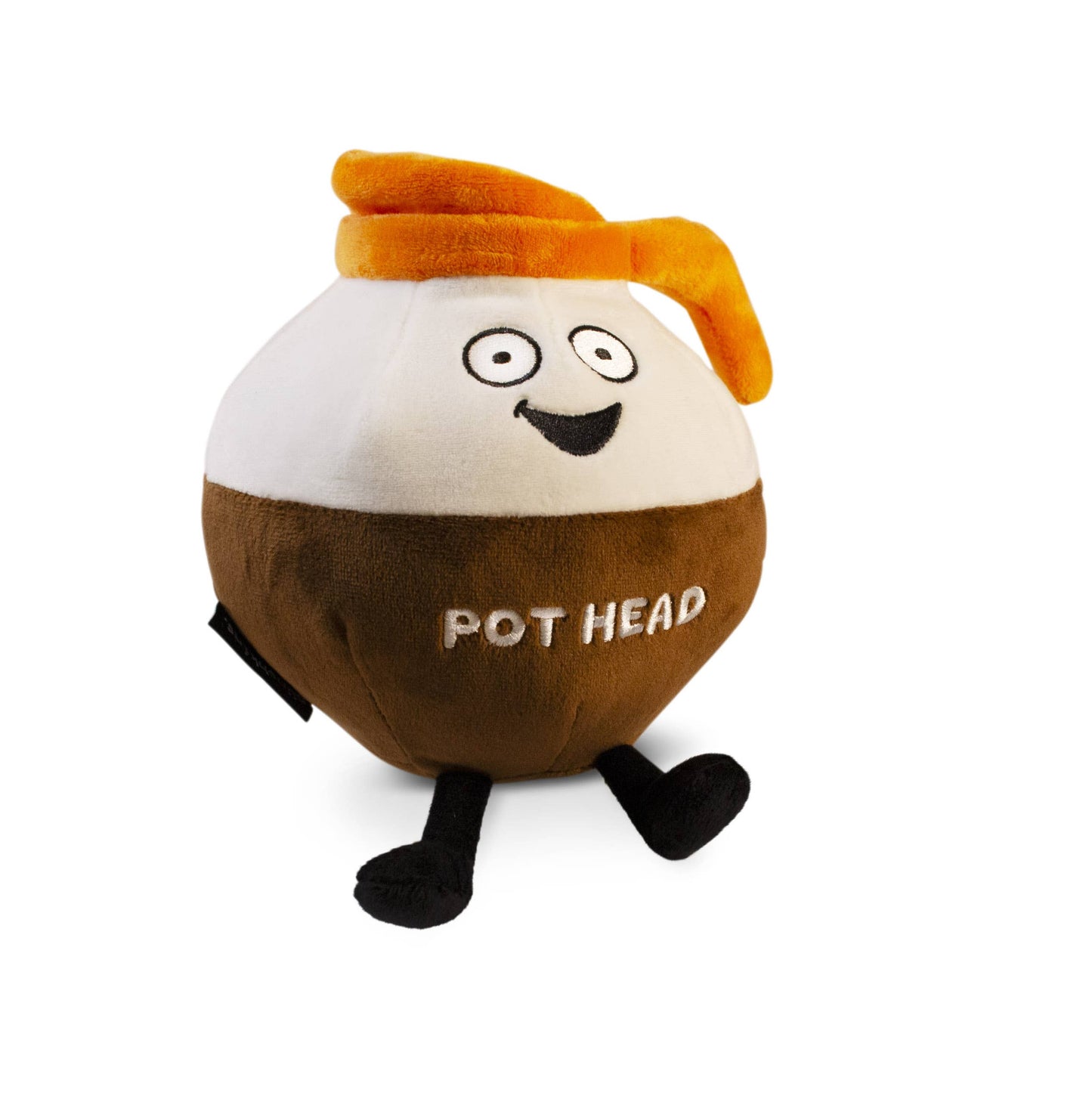 Plush Coffee Pot Pot Head Soft Cuddly Perfect Toy Funny