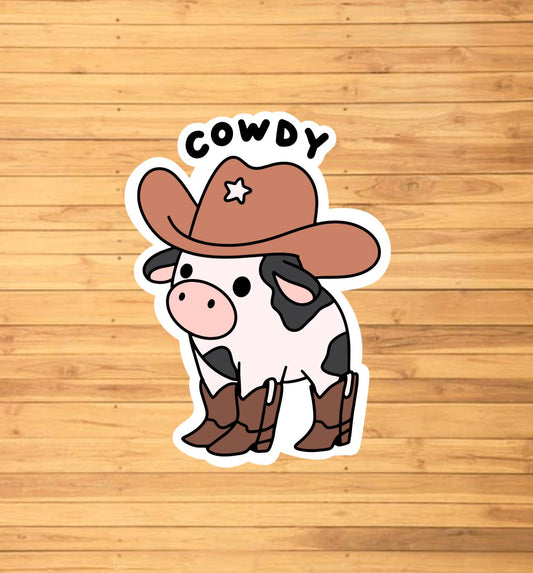 Cowdy Sticker
