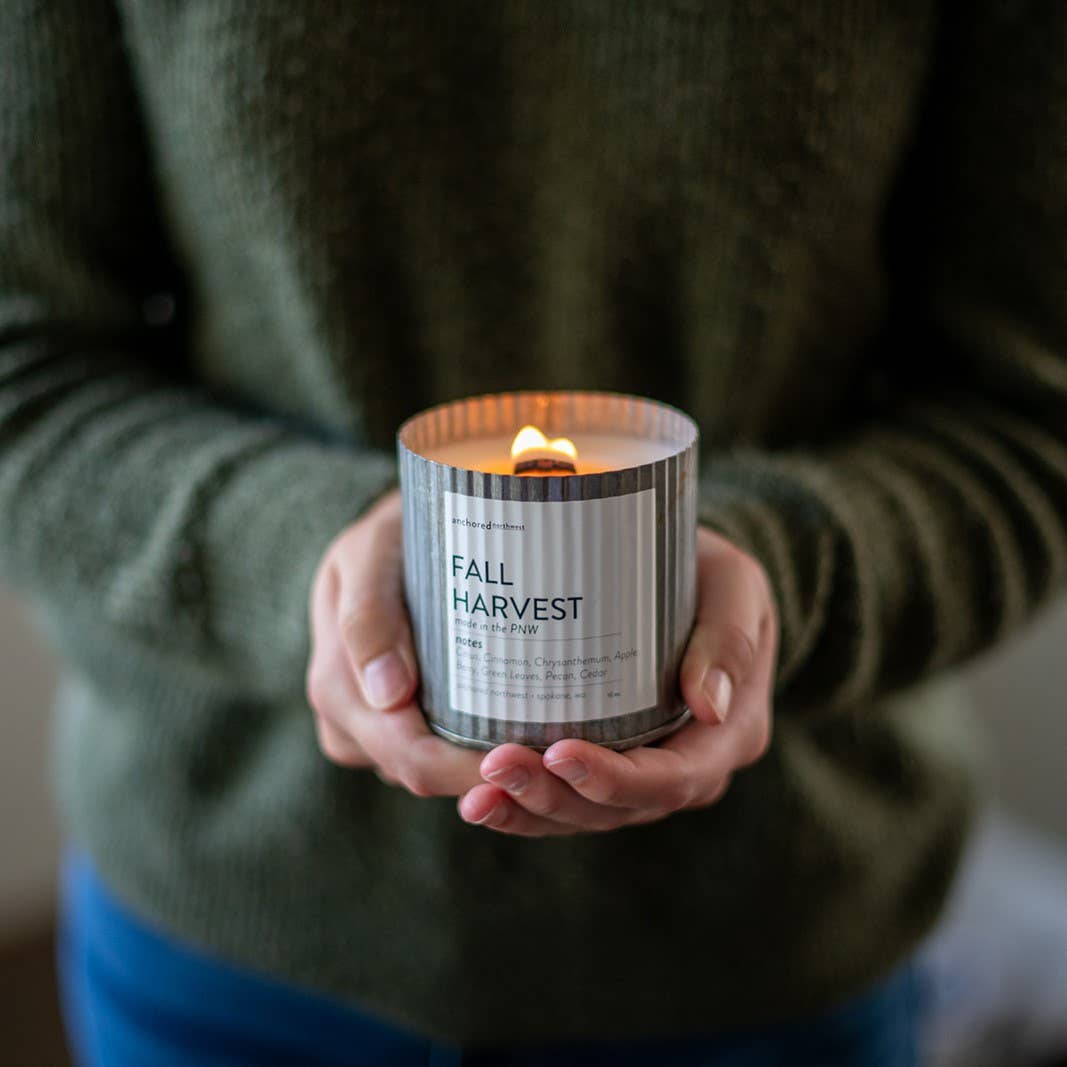 Cabin Fever Wood Wick Rustic Farmhouse Soy Candle