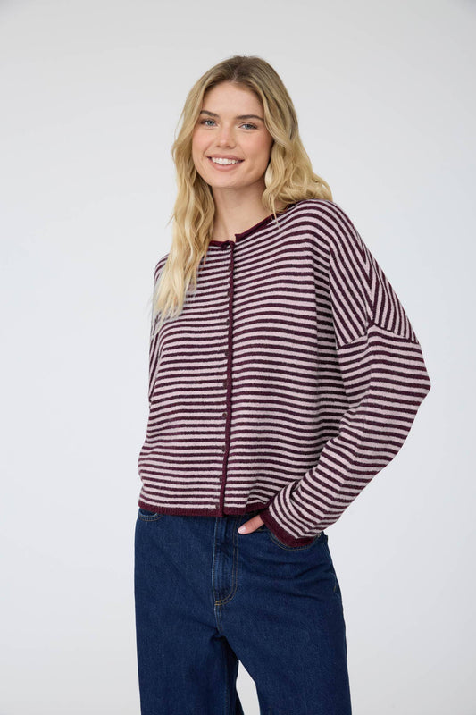Coastal Stripe Cardigan