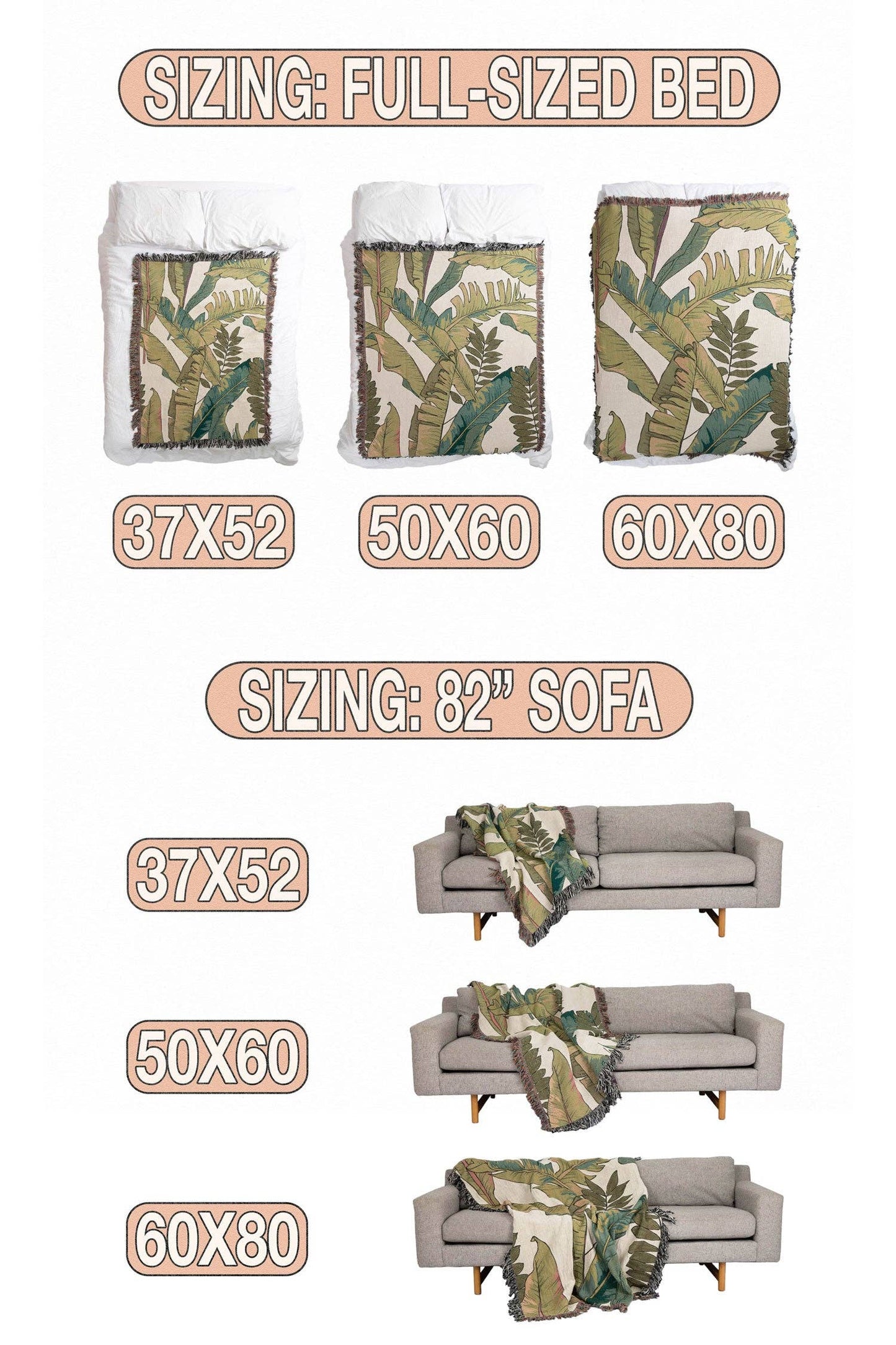 Vintage Floral Throw Blanket