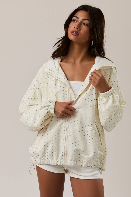 The Perfect Transition Polka Dot Jacket