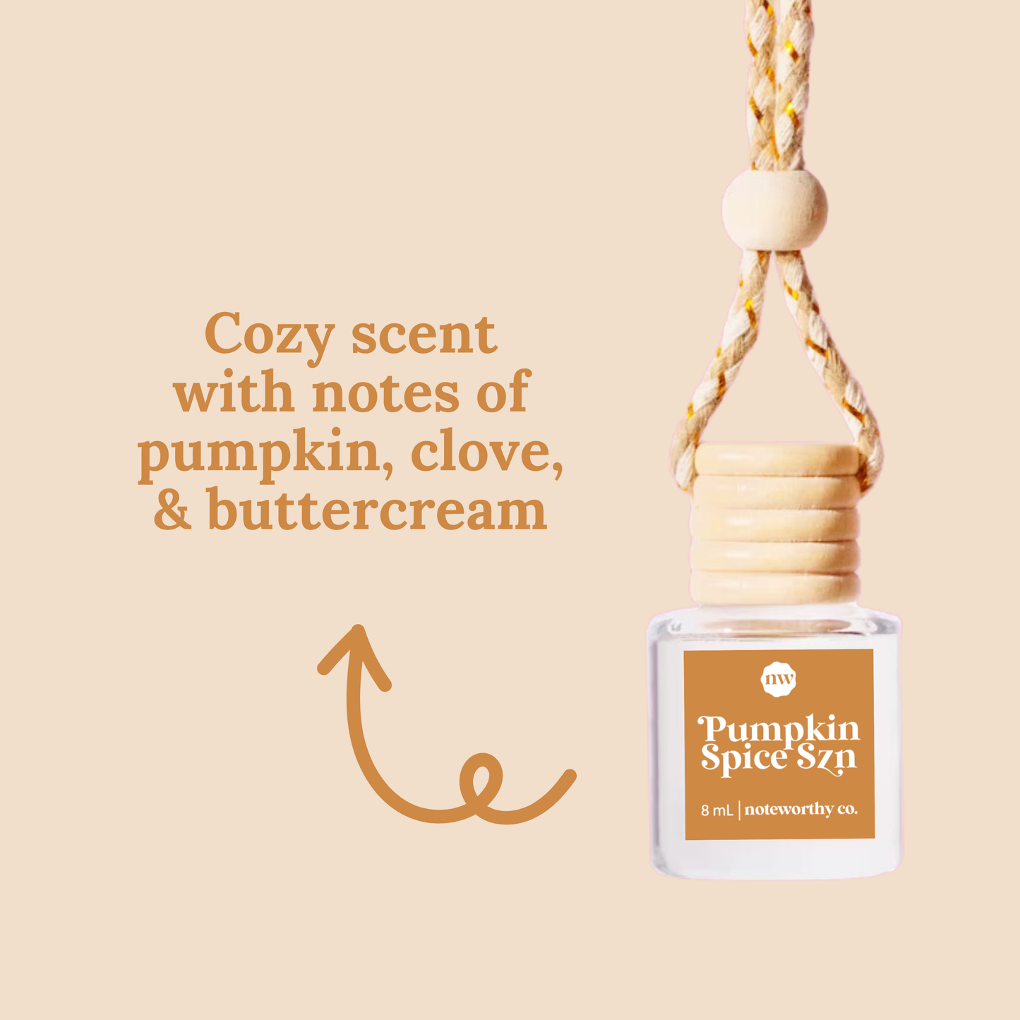 Car Diffusers | NEW Fall + Halloween Scents: Individual Mylar Bag / Crackling Birch