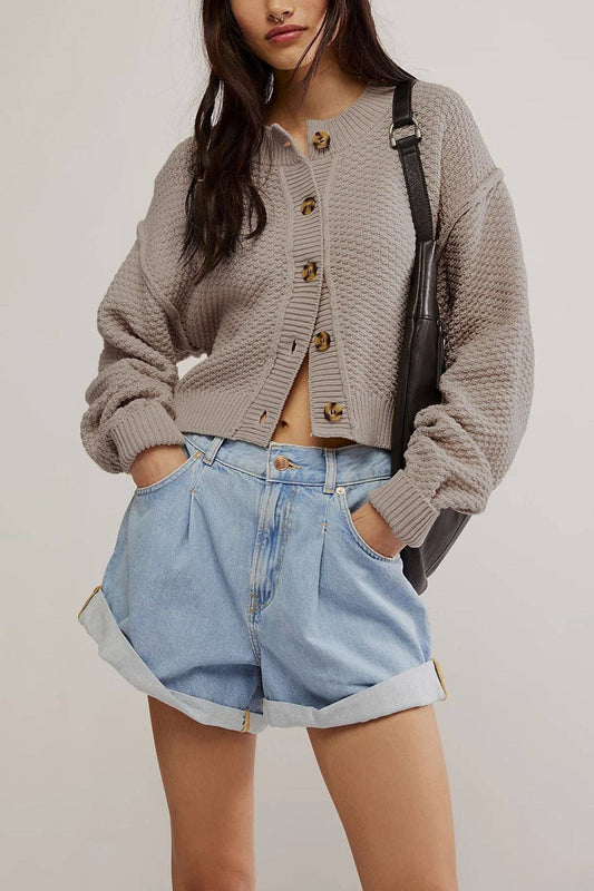 Solid Loose Cardi
