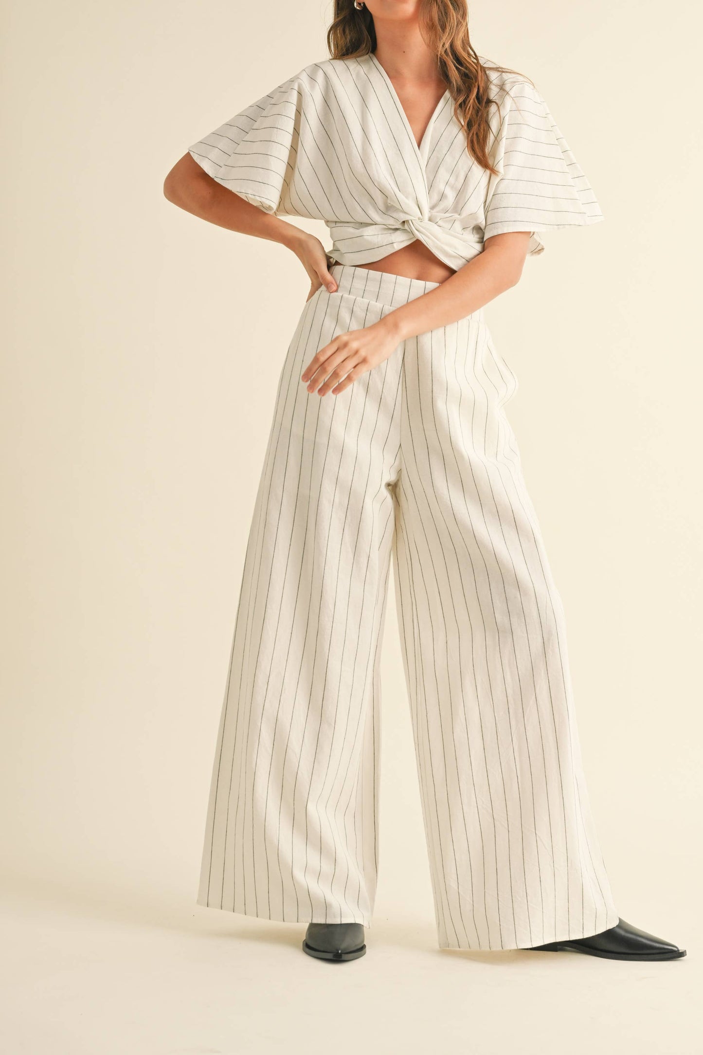 Jane Simple Striped Pant