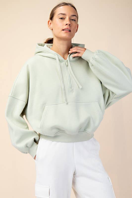 Go To Quarter Zip French Terry