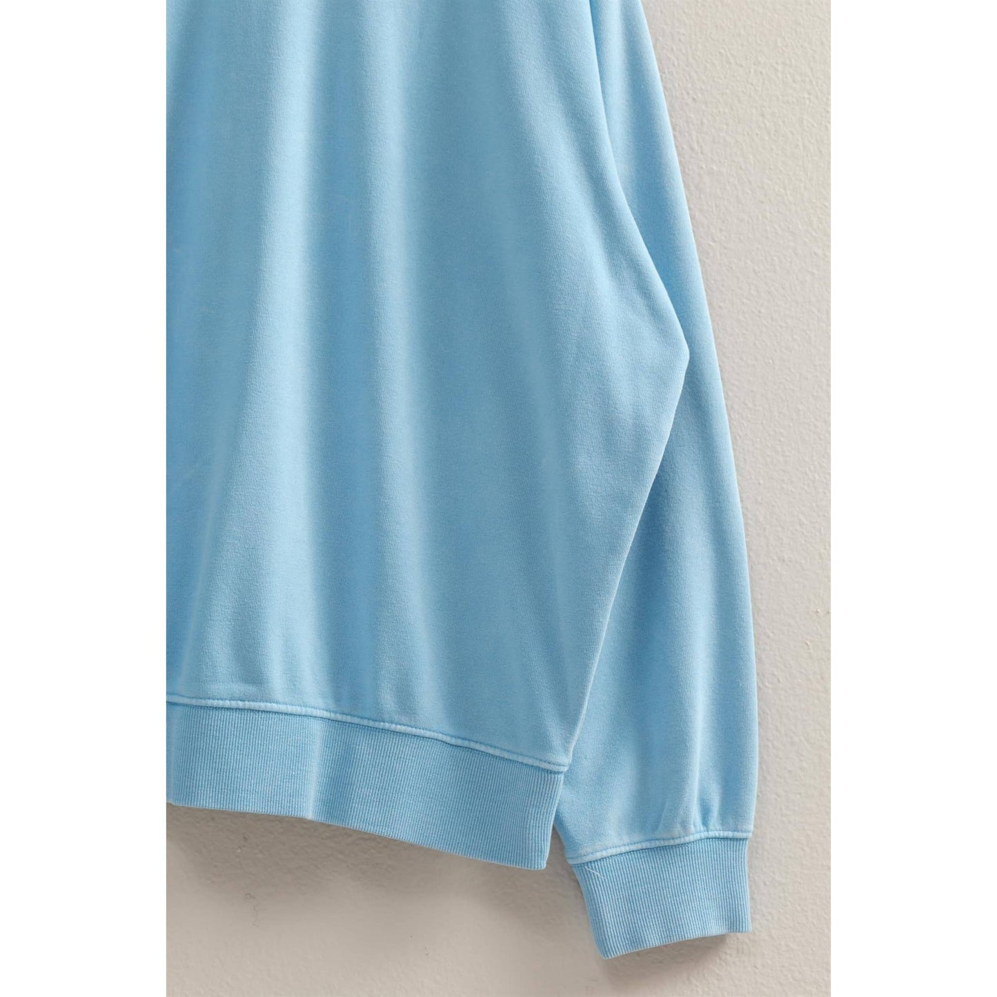 Drop Shoulders Relaxed Crew Neck Sweatshirt