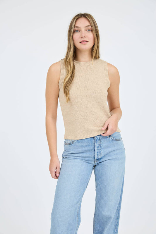 Timeless Sleeveless Knit Sweater