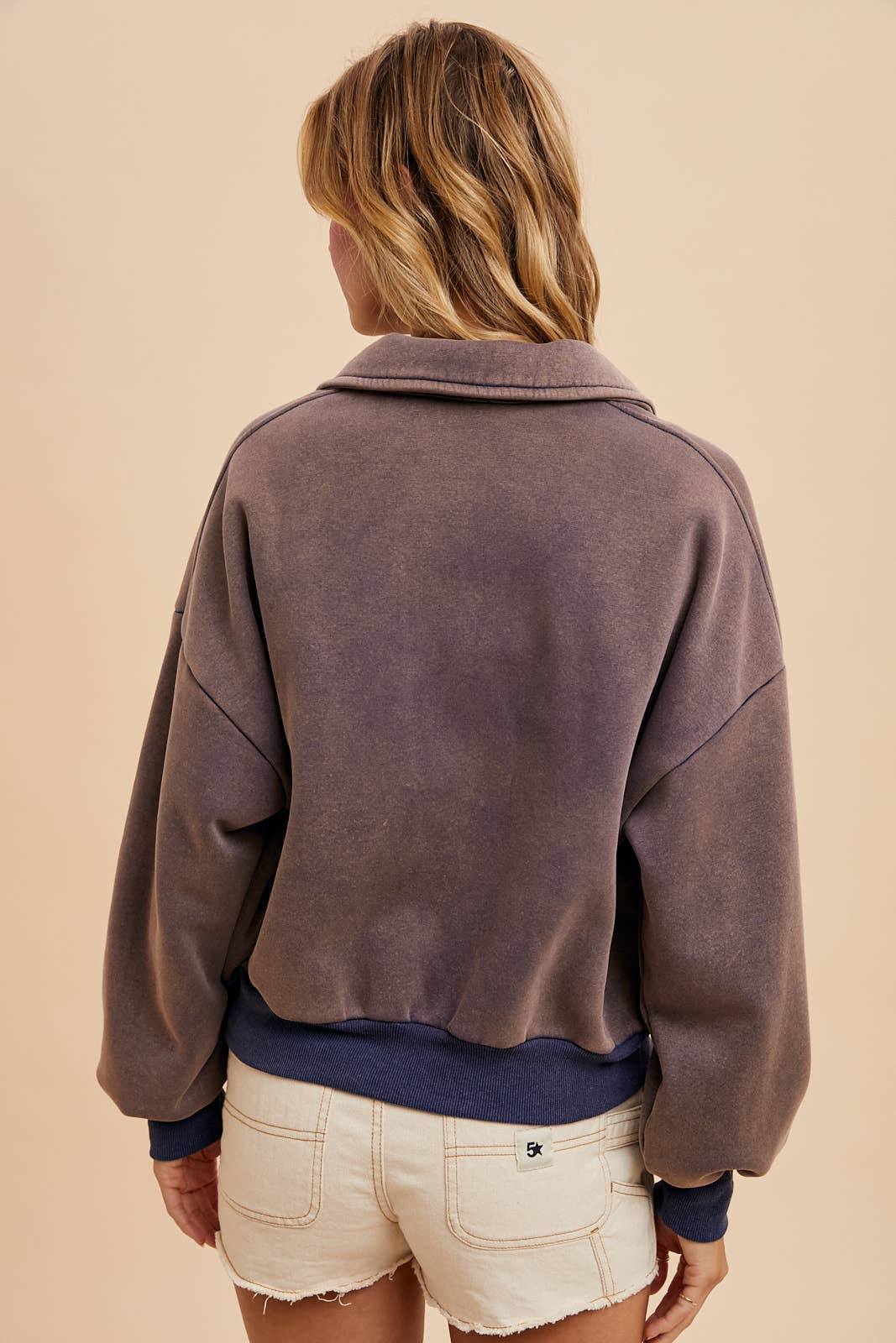 Cropped Polo Pullover