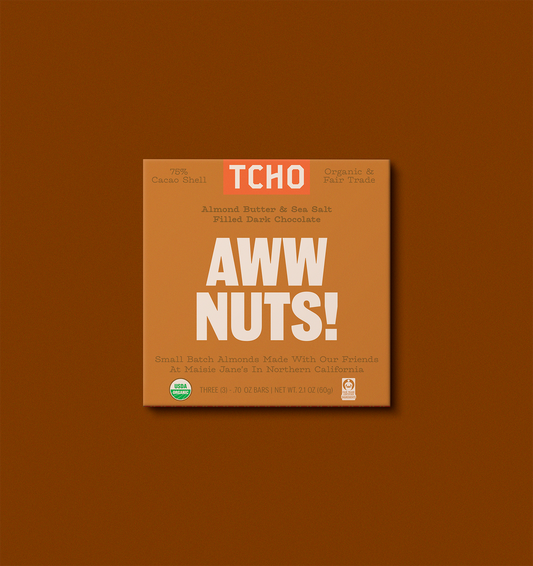 Aww Nuts! 75% Dark Chocolate Almond Butter Bar
