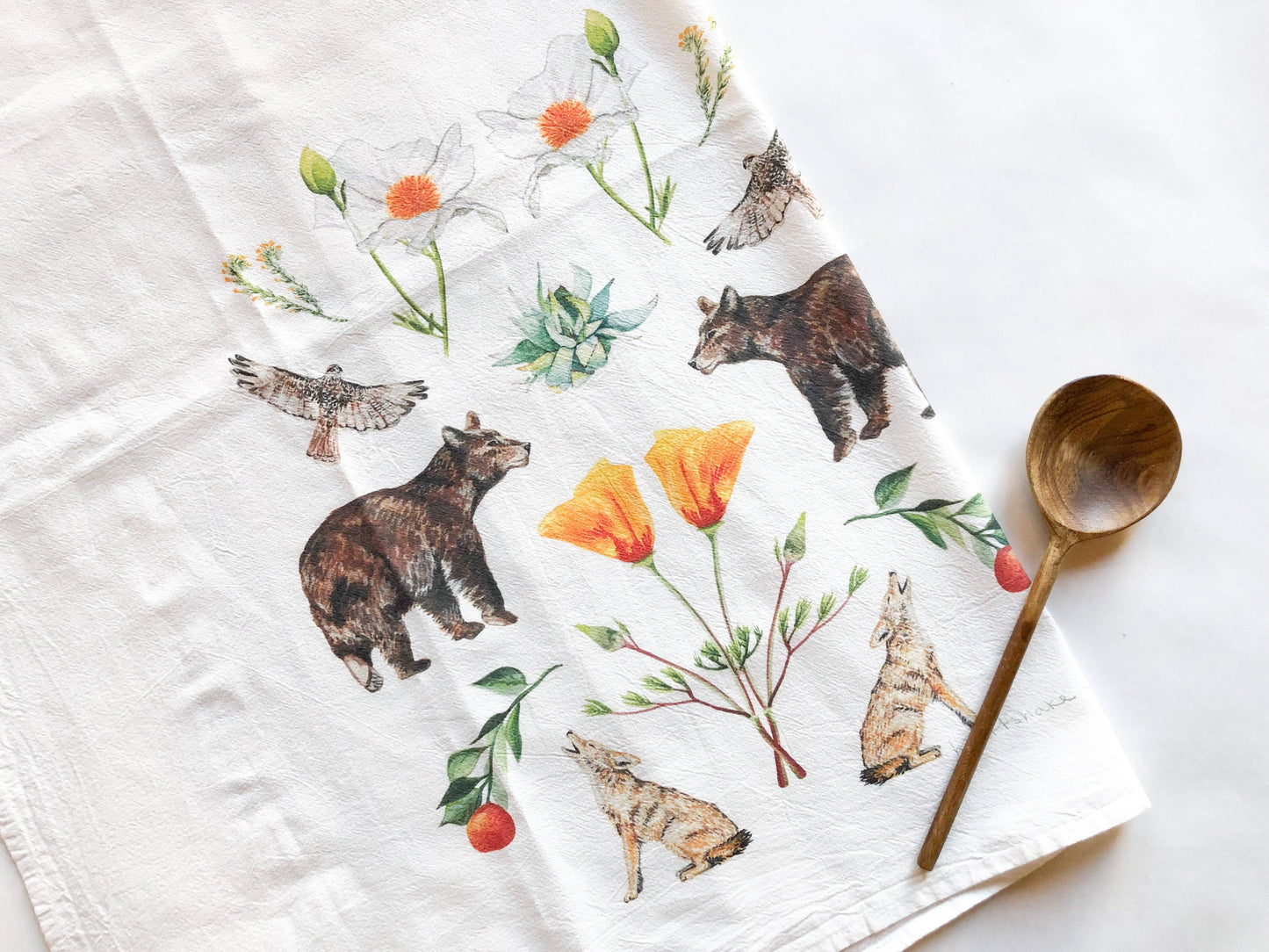 Ojai California Tea Towel