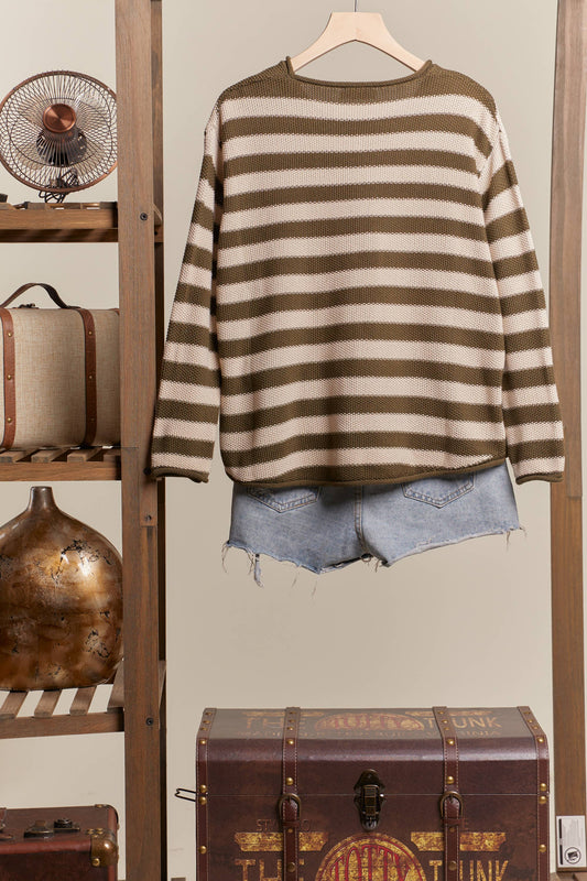 Casual Striped Sweater