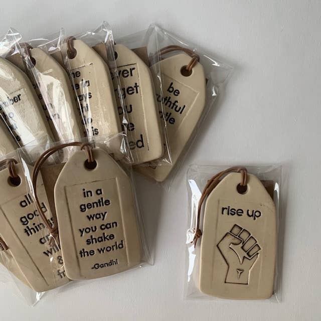 Ceramic Quote Tag: you are my sun