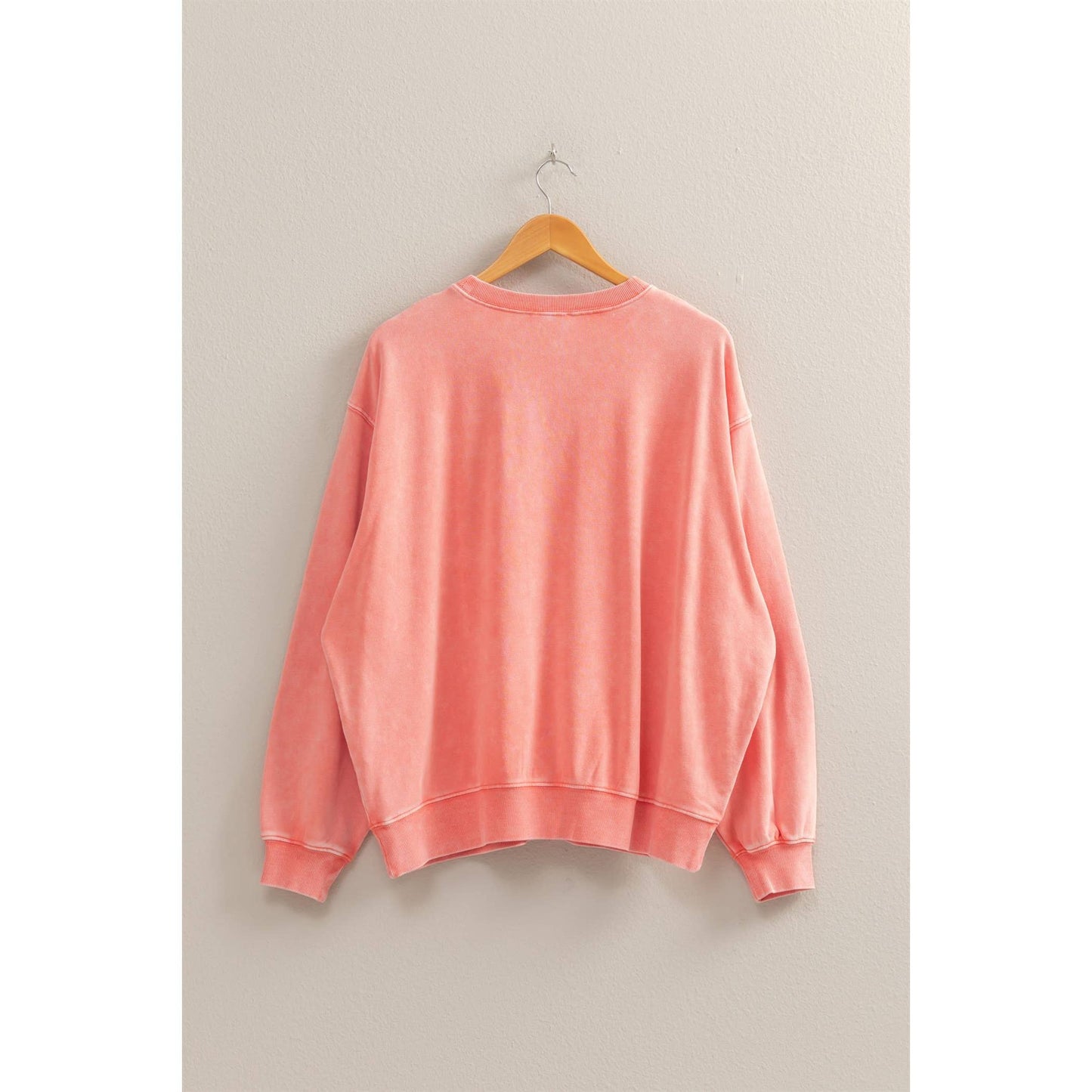 Drop Shoulders Relaxed Crew Neck Sweatshirt