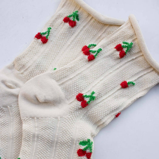 Women's Vintage Cherry Socks