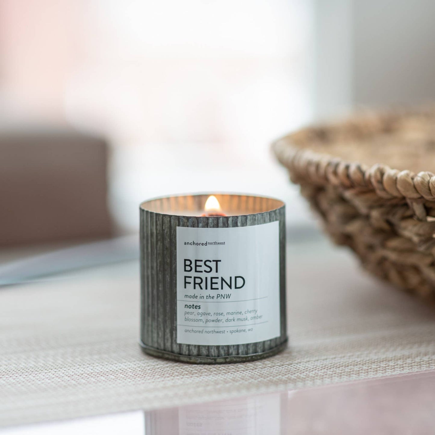 Bookworm Wood Wick Rustic Farmhouse Soy Candle