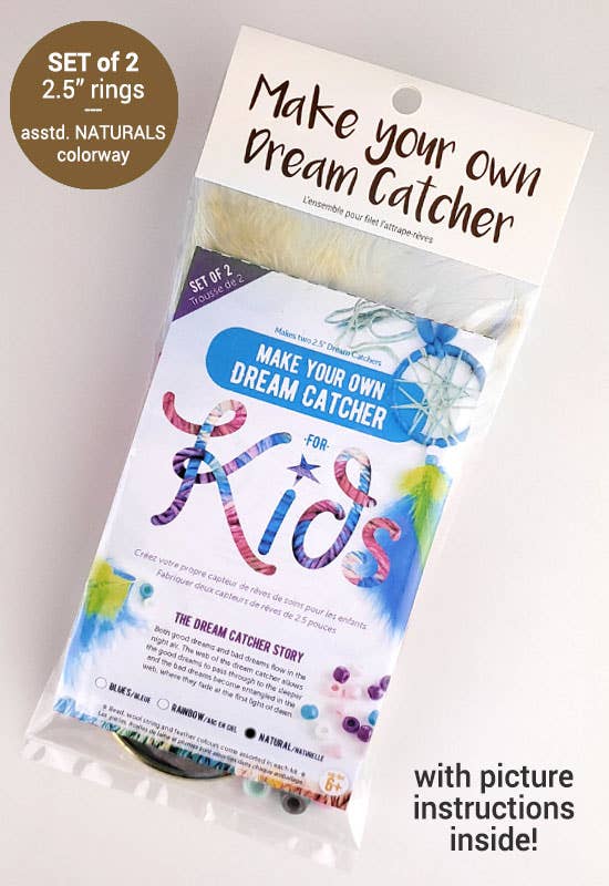 Dream Catcher 2.5" Kids Kit - Naturals