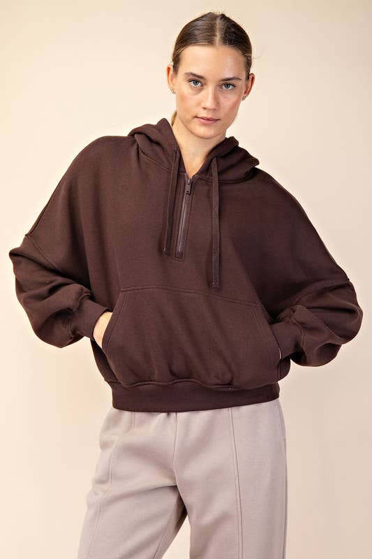 Go To Quarter Zip French Terry