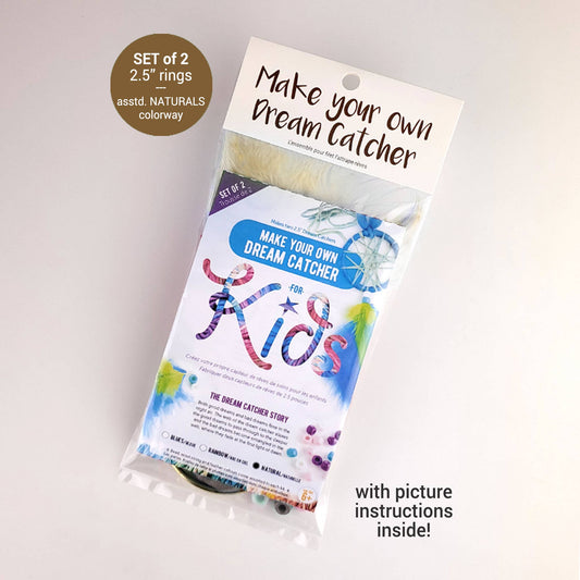 Dream Catcher 2.5" Kids Kit - Naturals