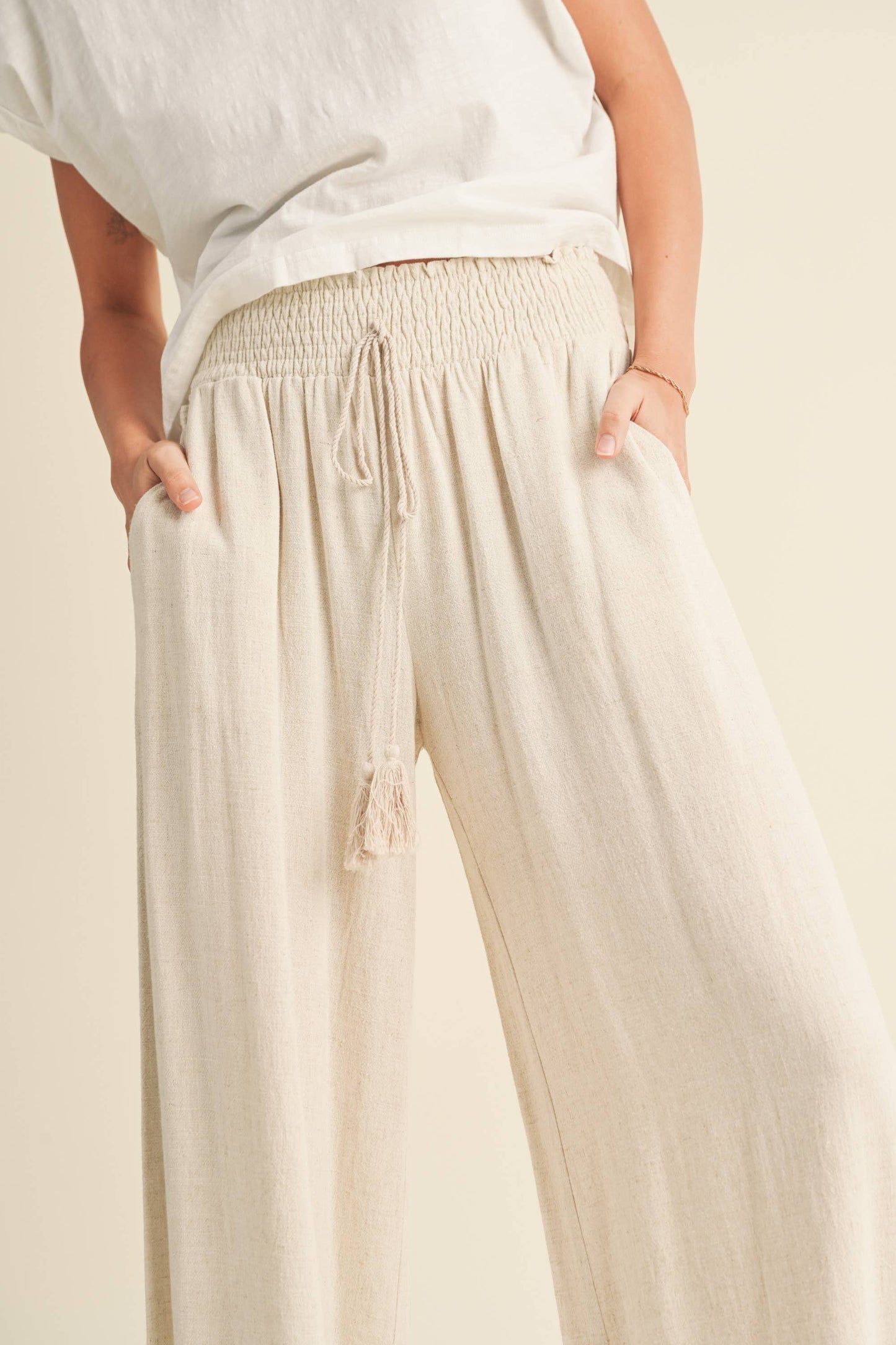 Linen Blend Pants